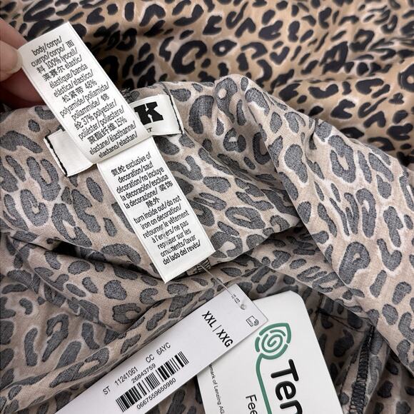Pink Victoria’s Secret Boxy Pajama Shorts Women's XXL Tencel New Animal Print - Picture 7 of 8